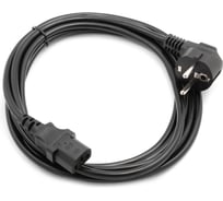 Кабель питания A1 3 м., CEE 7/7- С13, 3x0.5 мм², 1300 Вт., черный A1-PC05-EU-C13-3M