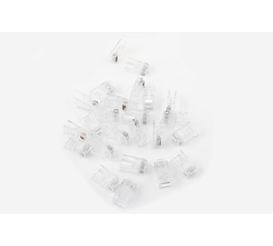 Коннектор A1 RJ-45, 5E кат., легкая установка, 8p8c, 6 мкм, универсальный, для одножильного и многожильного кабеля, упаковка/100 шт A1-LPU5E-4