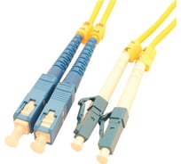 Патч-корд LANMASTER оптический , LSZH, дуплексный, ST/UPC-LC/UPC, SM OS2, 10 м LAN-2ST-2LC/SU-10