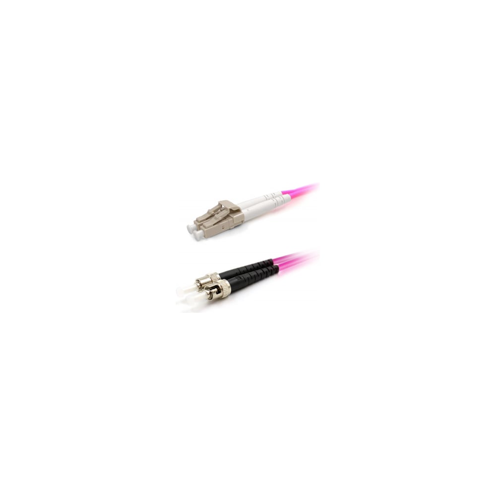 Патч-корд LANMASTER оптический , дуплексный, LC/PC-ST/PC, OM4, LSZH, 1. ...