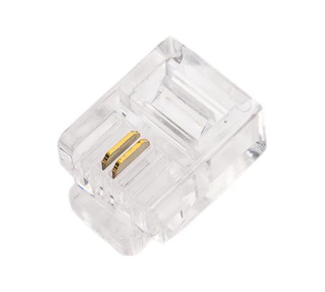 Коннектор OXION RJ-11 (6P2C), пакет 100 шт., арт. OX-RJ-116P2C100PCS