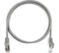 Шнур NIKOMAX F/UTP 4 пары, категория 5e, 2хRJ45/8P8C, серый, 3м NMC-PC4SD55B-ES-030-C-GY