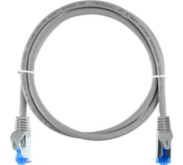 Шнур F/UTP 4 пары, Кат.6, 7х0,150мм, светло-серый, 1,5м NIKOMAX NMC-PC4SE55B-ES-015-C-GY