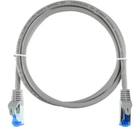 Шнур NIKOMAX F/UTP, 4 пары, категория 6, 7х0, 150мм, светло-серый, 0.3м NMC-PC4SE55B-ES-003-C-GY