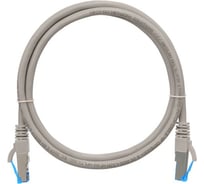 Шнур NIKOMAX S/FTP, 4 пары, категория 6, 7х0, 165 мм, PVC, серый, 0.15 м NMC-PC4SE55B-001-GY