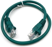 Патч-корд BURO UTP, 4 пары, cat5E, CCA molded, 0.5м, зеленый, RJ-45 (m)-RJ-45 (m) 1427776