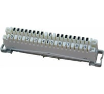 Размыкаемый плинт W&T 2/10 тип LSA на 10 пар WT-1001A-ABS