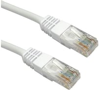 Патч-корд LANMASTER RJ45 - RJ45, 4 пары, UTP, категория 6, 5 м, белый LAN-PC45/U6-5.0-WH