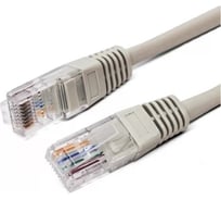 Кабель патч-корд Filum U/UTP 6 кат. 1м 26AWG(7x0.16 мм), омедненный алюминий (CCA), PVC, серый FL-U6-1M
