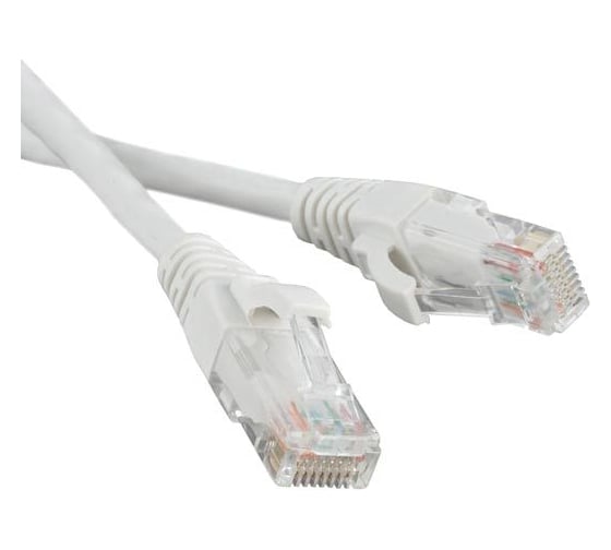 Патч-корд LANMASTER RJ45 - RJ45, 4 пары, UTP, категория 6, 1.5 м, серый LAN-PC45/U6-1.5-GY