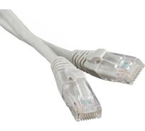 Патч-корд LANMASTER RJ45 - RJ45, 4 пары, UTP, категория 6, 5 м, серый LAN-PC45/U6-5.0-GY