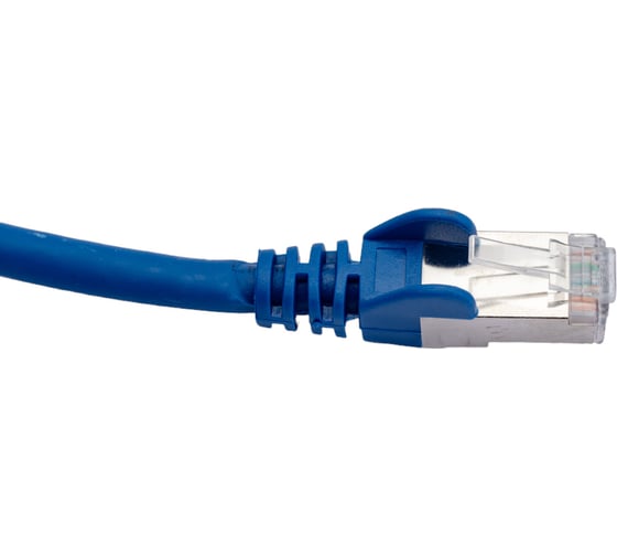 Патч-корд LANMASTER RJ45 - RJ45, 4 пары, FTP, категория 6, 3 м, синий LAN-PC45/S6-3.0-BL