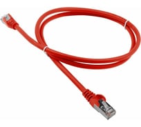 Патч-корд LANMASTER RJ45 - RJ45, 4 пары, S/FTP, категория 6A, 1.5 м, красный LAN-PC45/S6A-1.5-RD