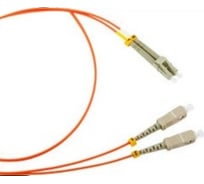 Патч-корд оптический дуплексный TopLAN LC/PC-SC/PC, MM 50/125 (OM2), 30 м, LSZH DPC-TOP-OM2-LC/P-SC/P-30