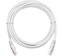 Шнур NETLAN U/UTP 4 пары, категория 5e, PVC, белый, 10м, 5 штук EC-PC4UD55B-BC-PVC-100-WT-5
