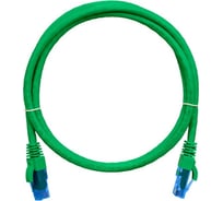 Шнур NIKOMAX U/UTP, 4 пары, категория 6, 7х0.205 мм, зеленый, 5 м NMC-PC4UE55B-050-C-GN