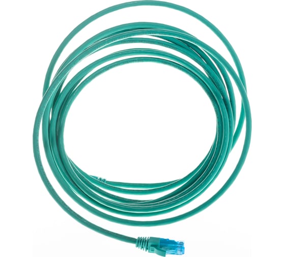 Шнур NIKOMAX U/UTP, 4 пары, категория 6, 7х0.205 мм, зеленый, 5 м NMC-PC4UE55B-050-C-GN