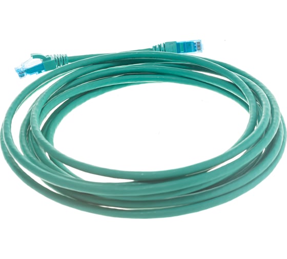 Шнур NIKOMAX U/UTP, 4 пары, категория 6, 7х0.205 мм, зеленый, 5 м NMC-PC4UE55B-050-C-GN