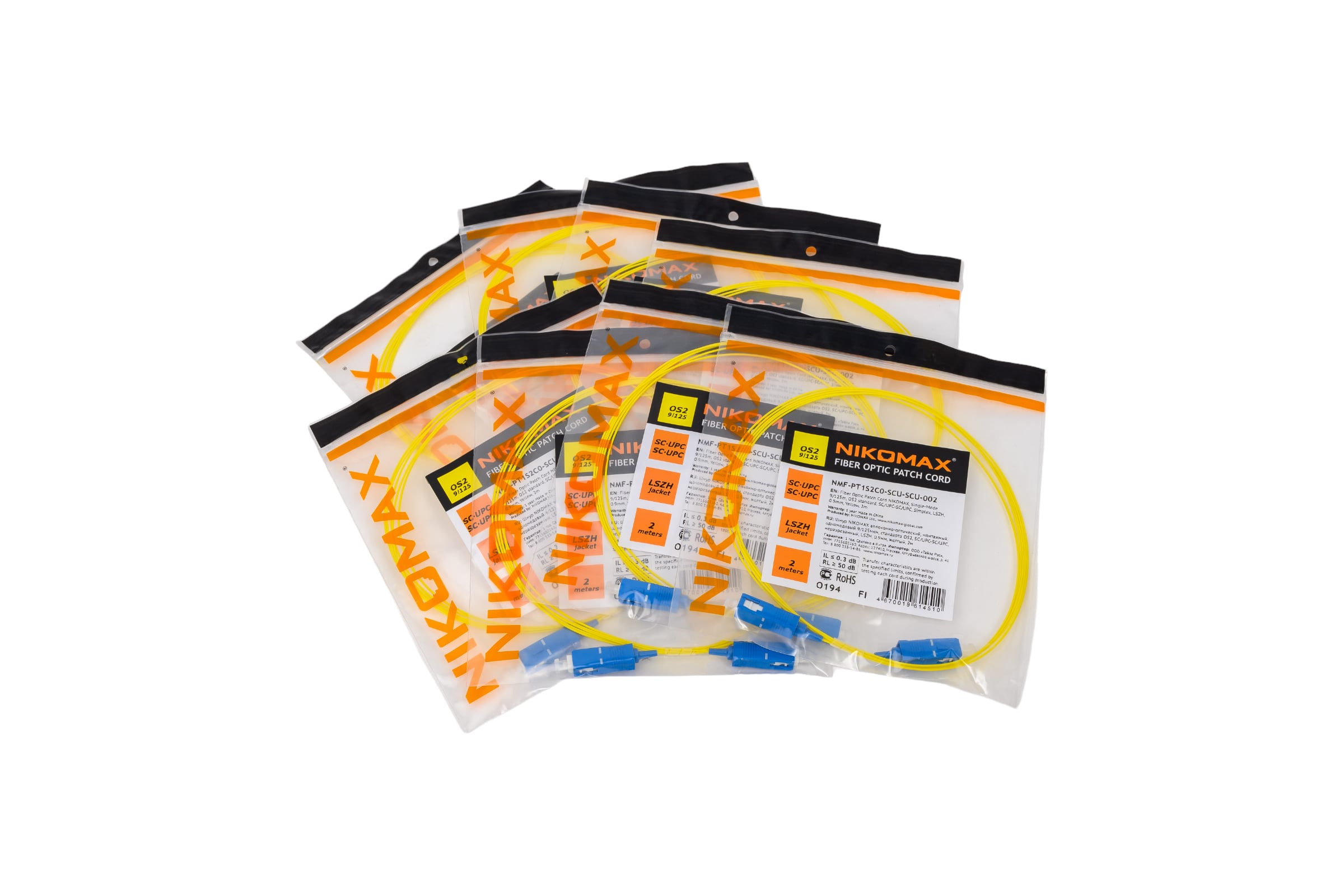 Настенный оптический кросс NIKOMAX укомплектованный на 16 портов