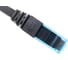 Шнур NIKOMAX U/UTP 4 пары, Кат.6, 7х0,205мм, черный, 0,15м NMC-PC4UE55B-001-C-BK 2