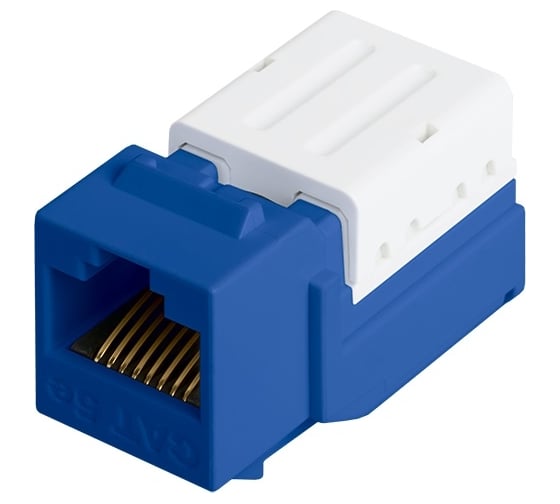 Модуль Keystone NIKOMAX Кат.5e, для FT-TOOL, не экранированный, синий NMC-KJUD2-FT-BL 1
