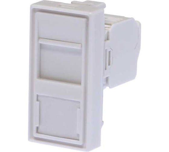 Модуль розетки SUPRLAN 45x22,5 8P8C (RJ-45) cat.5e (DIY) 10-0360-1