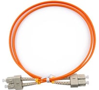 Оптический патч-корд TopLAN дуплексный, MM 50/125, 1,5 м, DPC-TOP-OM2-SC/P-SC/P-1.5