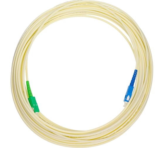 Оптический патч-корд TopLAN симплексный, SC/UPC-SC/APC, 657A1, 15 м, PC-TOP-657A1-SC/U-SC/A-15