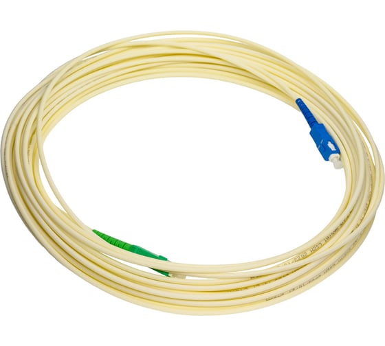Оптический патч-корд TopLAN симплексный, SC/UPC-SC/APC, 657A1, 15 м, PC-TOP-657A1-SC/U-SC/A-15