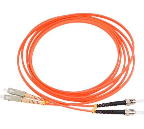 Оптический патч-корд TopLAN дуплексный, MM 50/125, 3 м, DPC-TOP-OM2-SC/P-ST/P-3.0