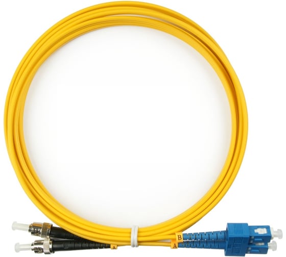 Оптический патч-корд TopLAN дуплексный, SC/UPC-ST/UPC, 657A1, 1,5 м, DPC-TOP-657A1-SC/U-ST/U-1.5 1