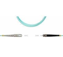 Оптический патч-корд TopLAN симплексный, MM 50/125, 1 м, PC-TOP-OM3-SC/P-ST/P-1.0