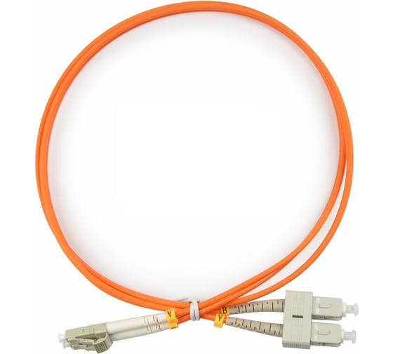 Оптический патч-корд TopLAN дуплексный, MM 50/125, 50.0 м DPC-TOP-OM2-LC/P-SC/P-50 1