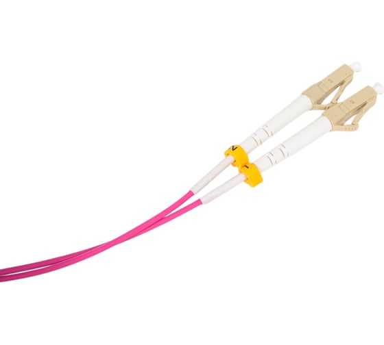 Оптический патч-корд TopLAN дуплексный, MM 50/125, 1 м, DPC-TOP-OM4-LC/P-SC/P-1.0