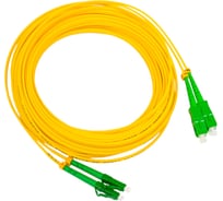 Оптический патч-корд TopLAN дуплексный, LC/APC-SC/APC, SM 9/125, 15 м, DPC-TOP-652-LC/A-SC/A-15