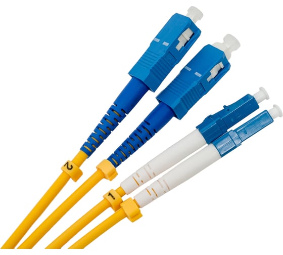 Оптический патч-корд TopLAN дуплексный SM, 1.0 м DPC-TOP-652-LC/U-SC/U-1.0