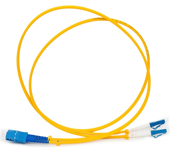 Оптический патч-корд TopLAN дуплексный SM, 1.0 м DPC-TOP-652-LC/U-SC/U-1.0