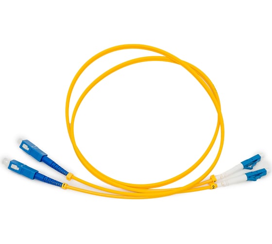 Оптический патч-корд TopLAN дуплексный SM, 1.0 м DPC-TOP-652-LC/U-SC/U-1.0