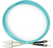 Оптический патч-корд TopLAN дуплексный, MM 50/125, 15 м, DPC-TOP-OM3-SC/P-ST/P-15