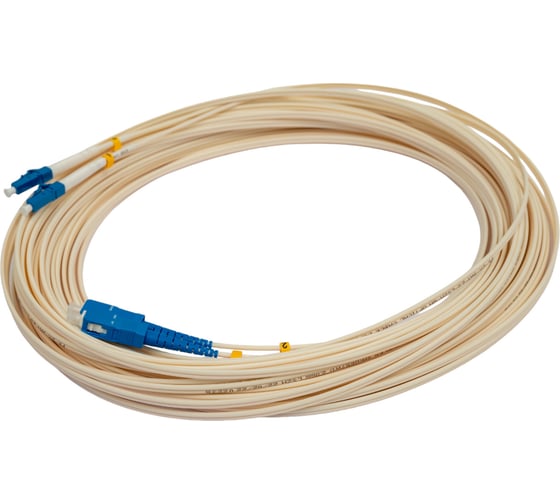 Оптический патч-корд TopLAN дуплексный 657A1, 20 м, DPC-TOP-657A1-LC/U-SC/U-20