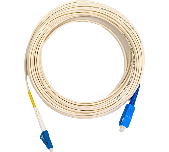 Оптический патч-корд TopLAN симплексный 657A1, 15 м, PC-TOP-657A1-LC/U-SC/U-15