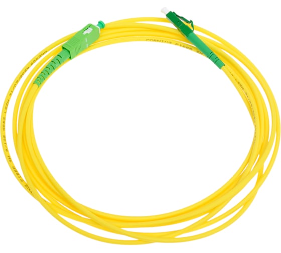 Оптический патч-корд TopLAN симплексный, LC/APC-SC/APC, SM 9/125, 3 м, PC-TOP-652-LC/A-SC/A-3.0