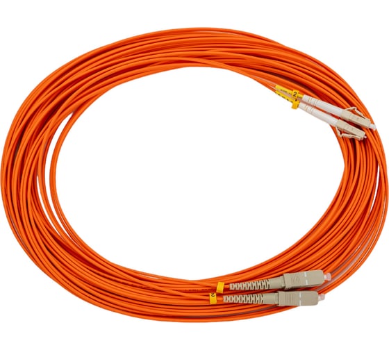 Оптический патч-корд TopLAN дуплексный, MM 50/125, 20.0 м DPC-TOP-OM2-LC/P-SC/P-20 1