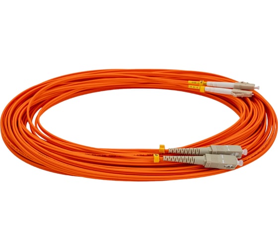 Оптический патч-корд TopLAN дуплексный, MM 50/125, 20.0 м DPC-TOP-OM2-LC/P-SC/P-20