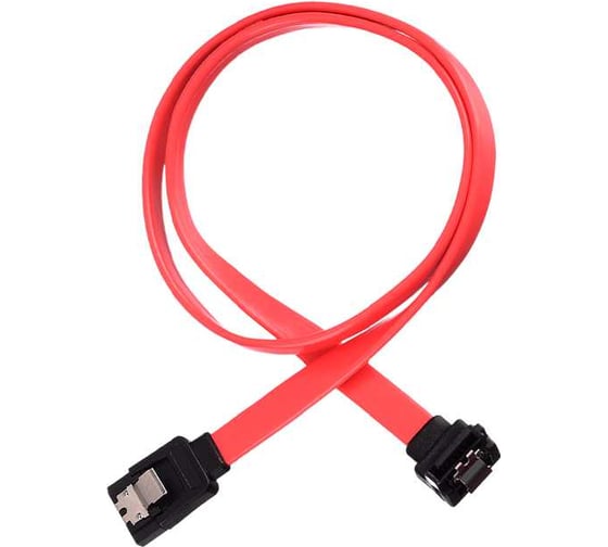 Кабель GoPower SATA (m)-SATA (m) 0.5м силикон ver.3.0 красный Premium Zip-Lock c подвесом 00-00027491