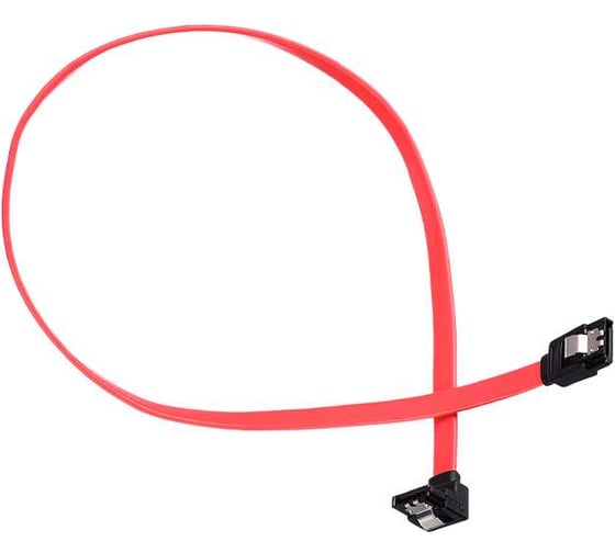 Кабель GoPower SATA (m)-SATA (m) 0.5м силикон ver.3.0 красный Premium Zip-Lock c подвесом 00-00027491