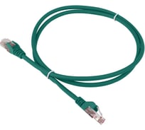 Патч-корд LANMASTER RJ45 - RJ45, 4 пары, UTP, категория 5е, 7 м, зеленый, LAN-45-45-7.0-GN