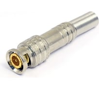 Разъем BNC штекер Amatek AVC-BNC-MCL под винт, c металлической пружиной, прямой 7000280