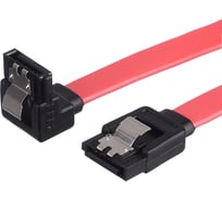 Кабель GoPower SATA (m)-SATA (m) 0.5м силикон ver.2.0 красный 00-00027490