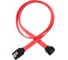 Кабель GoPower SATA (m)-SATA (m) 0.5м силикон ver.2.0 красный 00-00027490 3